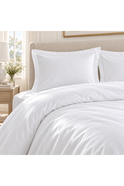 Kotonia Home Lenjerie de pat 4 piese Kotonia Home Hotel XXL, 100% bumbac, Ran...