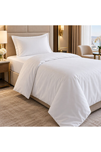 Kotonia Home Set 4 piese Lenjerie pat 3 piese&pilota de iarna Hotel 1 persoan...