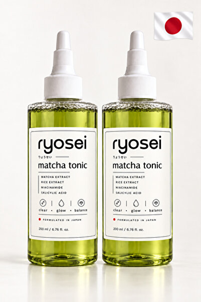 Ryosei Matcha Yüz Toniği 200 ml | Japon Kozmetiği Matcha & Pirinç Özlü | Niac...