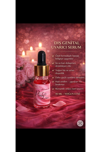 Pink Love Kadın Dış Genital Uyarıcı Serum - Yoğun Ve Etkileyice Deneyim