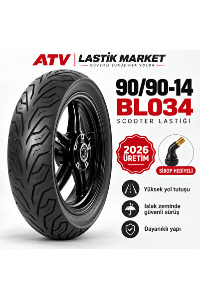 Billas 90/90-14 BL034 Arka Scooter Lastiği | Honda Dio Uyumlu Dış Lastik