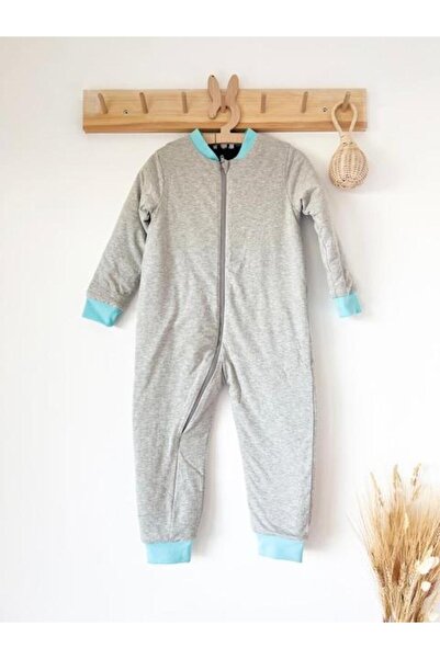 KEY KIDS Gray Melange Cotton Leged Children's Sleeping Bag