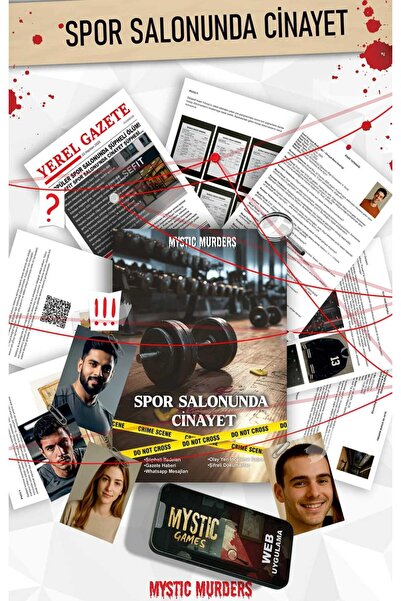 Armastr Dedektif Oyunu Spor salonu Dosyası Gizemli cinayet