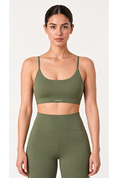 Modal Kumaş Askılı Spor Bra – Doğal Konfor