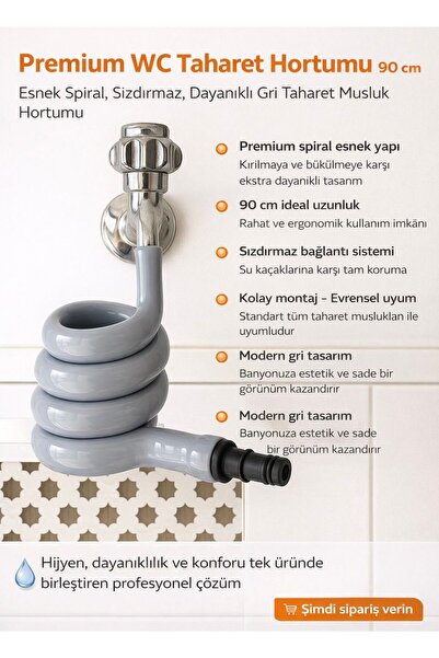 irişka wc taharet hortumu wc matik