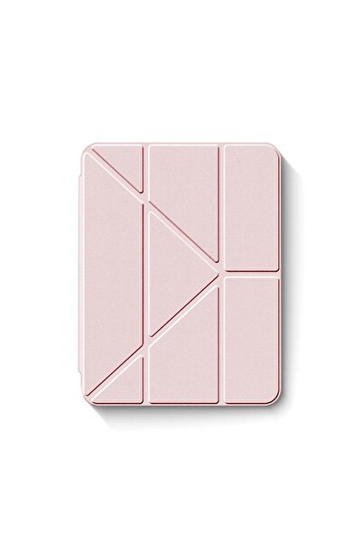 Choice54 iPad 11th A16 2025 YZ-YKL Pink 3+Y-fold Flip Clear Cover For iPad Ai...