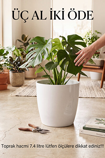 TEMMUZ HOME “1 Adet No:4 –7.4 Litre (Kirli Beyaz) Tabaksız, Drenaj Izgaralı, ...