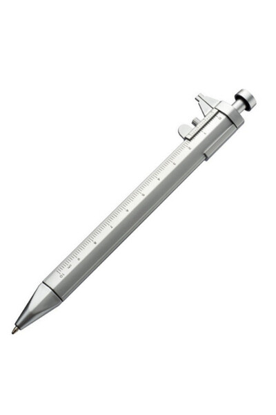 Choice Blue Sliver Multifunction Caliper Pen Ball-Point 0.5mm Ballpoint Pen G...