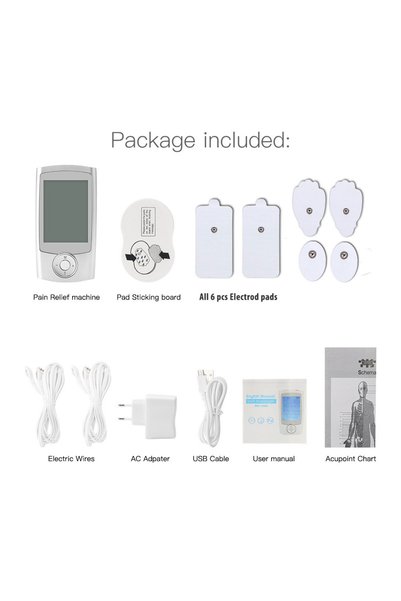 choice2 SI EU 16 Mode Tens Machine Ems Electric Muscle Massage Stimulator Dig...