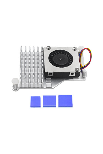 Choice Silver Raspberry Pi 5 Active Cooler Aluminum Heatsink PWM Speed Adjust...