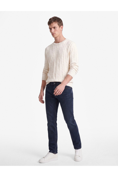 Koton Cotton Regular Waist Slim Fit Jean Pants - Brad Jean