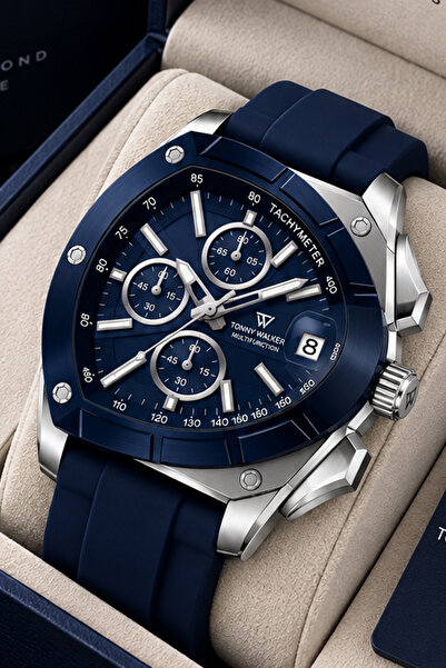 Tonny Walker Original Men's Watch - 3 Atm Water Resistance - Navy Blue Color ...