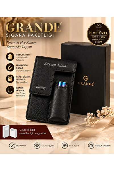 Grande 451 Hakiki Deri Sigaralık