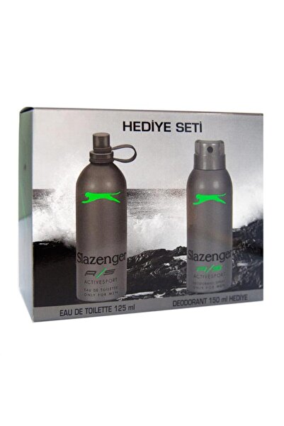 Slazenger Active Sport Yeşil EDT 125 ml Parfüm + 150 ml Deodorant Seti