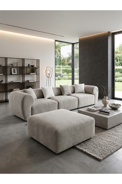 Artex Napoli 4 modül köşe takımı ( 2 köşe 1 orta 1 puf )