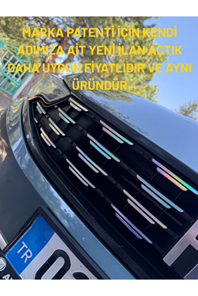 Fiat Egea Sedan Ön Panjur Sticker Set 2021 Sonrası
