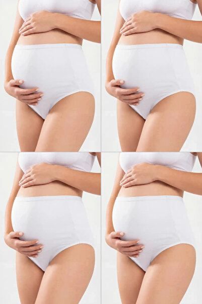 Carlburn # Maternity Flexible Breathable Comfortable 4-Pack Women's Cotton Ly...