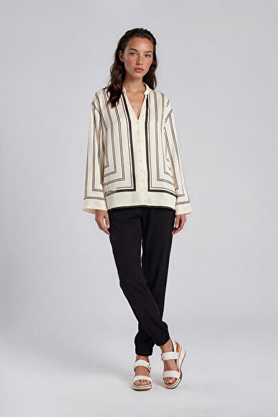 Vero Moda Women's VMEVINA Long Sleeve Woven Shirt