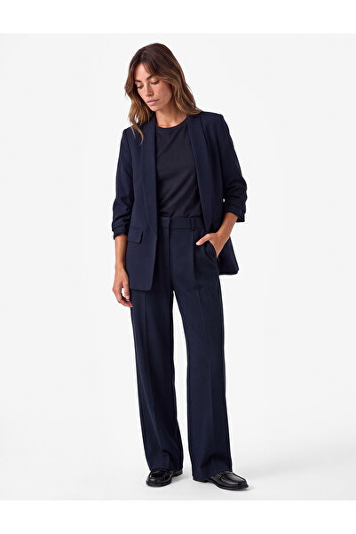Koton Krep Kumaş Şal Yaka 3/4 Kollu Blazer Ceket