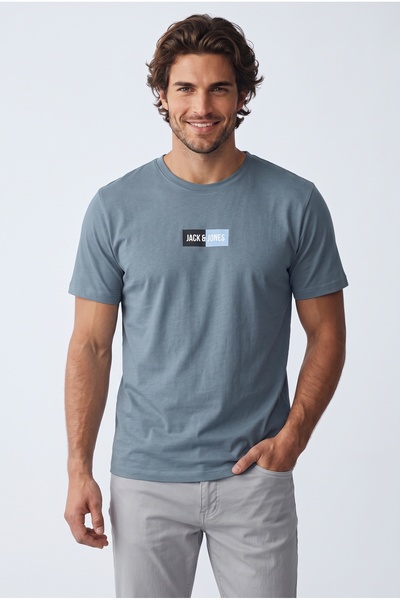 Jack & Jones Ανδρικό μπλουζάκι με τυπωμένο λογότυπο - Pan