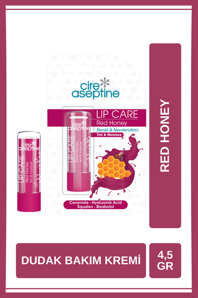 CIRE ASEPTINE Lip Care Red Honey Renkli Dudak Bakım Kremi 4.5 Gr
