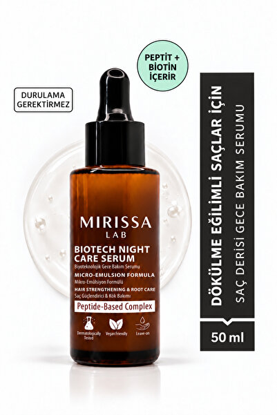 Mirissa Lab Saç Dökülmesi Karşıtı Çoklu Peptit Biotin Kompleksi Saç Derisi Se...