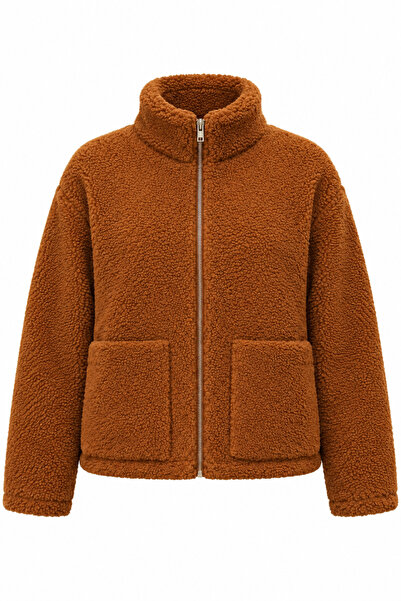 Bold Icon Kadın Oversize Teddy Peluş Mont