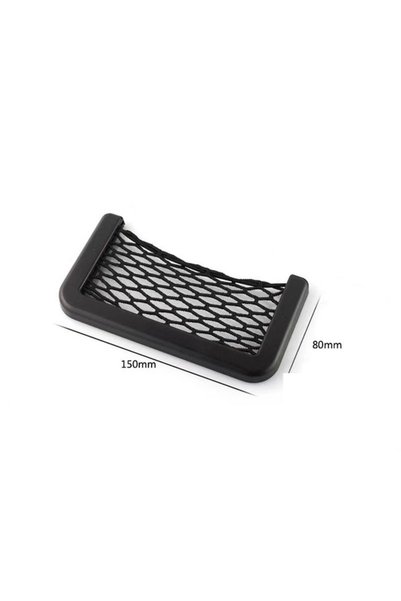 Choice S-15cm Universal Car Organizer Mesh Storage Bag Auto Paste Net Pocket ...