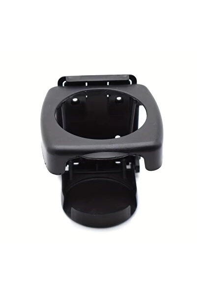 Choice Black 1pc Car Cup Holder, ABS Material, Foldable Beverage Stand for Of...