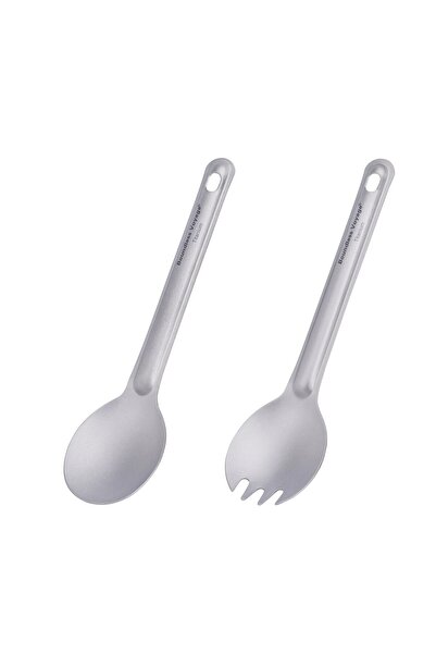 Choice Ti1036T and Ti1037T Boundless Voyage Titanium Cutlery Reusable Spoon S...