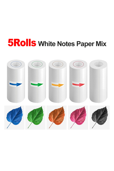 Choice1 5Rolls-Color Mix Kids Color Print Instant Camera Thermal Photo Printe...