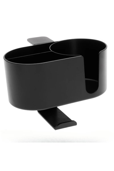 Choice Black 4 in 1 Desk Cup Holder Headphone Hanger Universal Adjustable Lea...