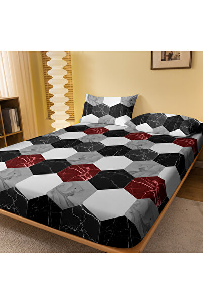 Choice 90x200cm Fashion Marble 1 Piece of Fashion Marble Pattern Frosted Beds...