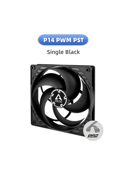 choice2 NO RGB Other Black ARCTIC P14 PWM PST 140mm Case Fan with PWM Sharing...
