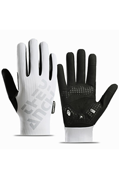 Choice1 L White GTUBIKE Full Finger Bicycle Gloves Cycling Gloves Bike gloves...