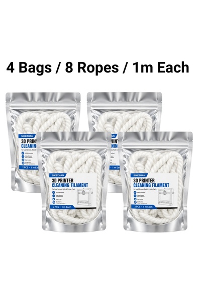 Choice1 4PCS 3D Printer Cleaning Filament Rope, Braided Cleaner Cord for Lead...