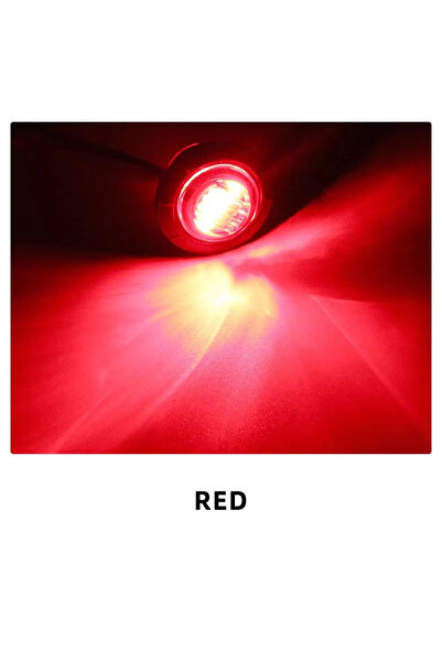 Choice 10PCS Red 10/20 PCS Mini Round LED Side Marker Light High Brightness 1...