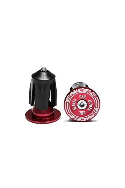 Choice PengZhang red ENLEE 1 Pair Bike Grip Handle Bar End Cap Aluminium Allo...