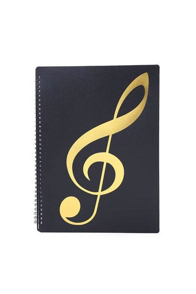 Choice A0274 Flexible 40 Pages Piano Music Score Folder A4 Music Book Clip Sh...