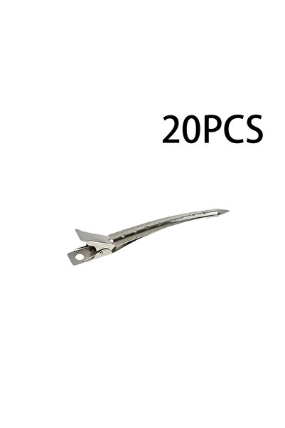 choice2 20PCS Hair Salon Hair Clips Metal Duckbill Crocodile Curling Hair Sty...