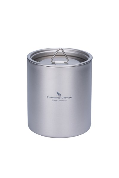 Choice Ti3022D Boundless Voyage Titanium Cup Picnic Utensils Camping Mug Outd...