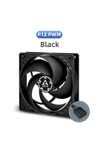 Choice NO RGB black P12 PWM Black ARCTIC P12 PWM Black 120mm Case Fan with PW...