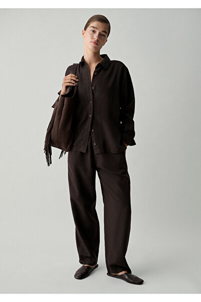 Mavi (Tencel™) Lyocell Kahverengi Pantolon 1011285-90707