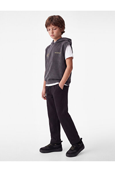 Koton Pockets and Tie-Waist Belted Oversize Barrel Sweatpants