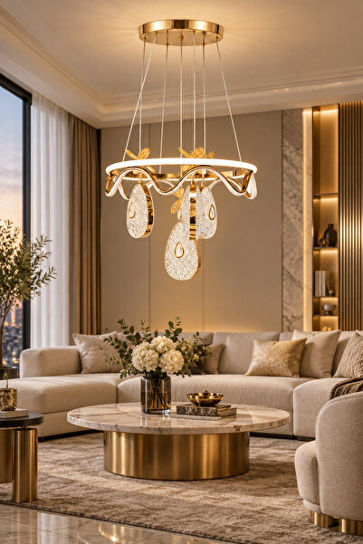 Ulucam Aydınlatma Elegans Modern 4 Toplu Led Avize