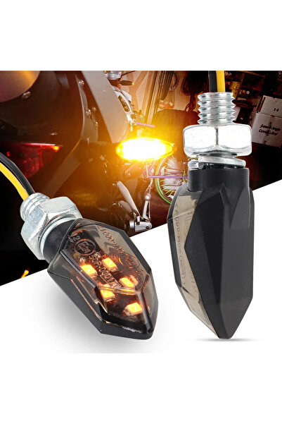 Choice مصباح إشارة انعطاف LED فائق السطوع، قطعتان، مصباح LED صغير عالمي للدرا...