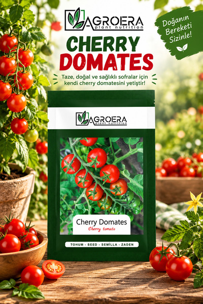 AGROERA Yerli Cherry Domates Tohumu 300 Adet