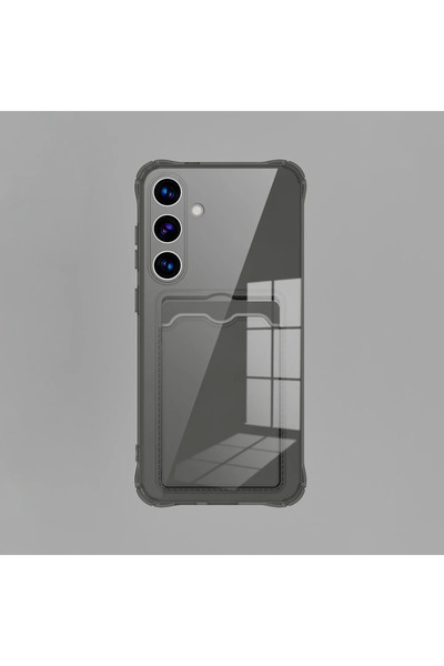 Choice46 Galaxy S23+ Silicon black Card slot Shockproof TPU Phone Case For Sa...