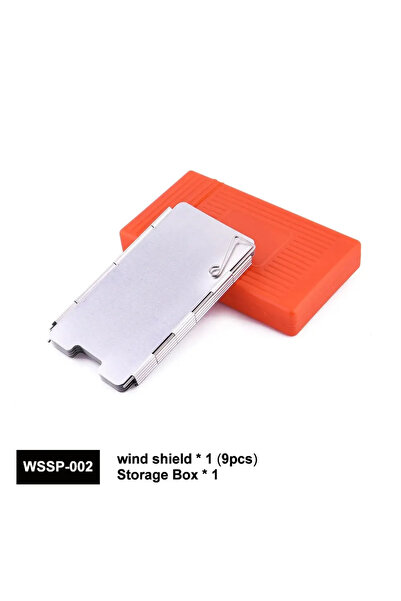 Choice widesea small size Camping Portable 9 Plates Stove Wind Shield Folding...