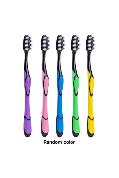 Choice1 2pcs color random 2/5/8pcs small round head soft hair toothbrush indi...